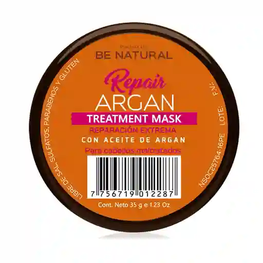 Mascarilla Be Natural Repair Argan Mini 35gr