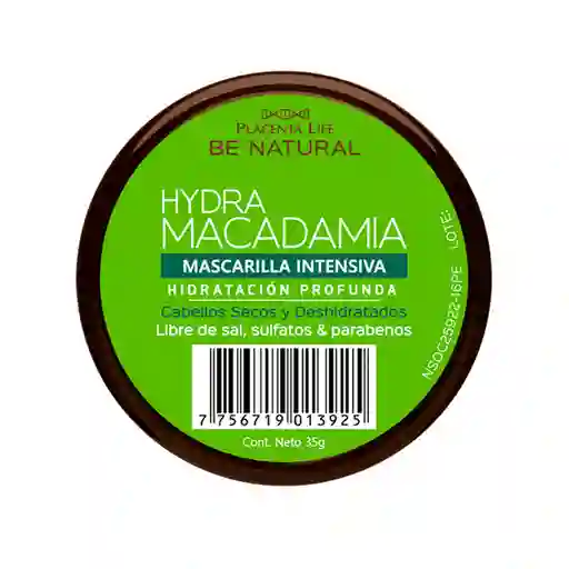 Mascarilla Be Natural Hydra Macadamia 35gr