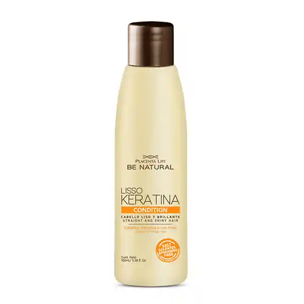 Acondicionador Be Natural Liso Keratina Mini 100ml