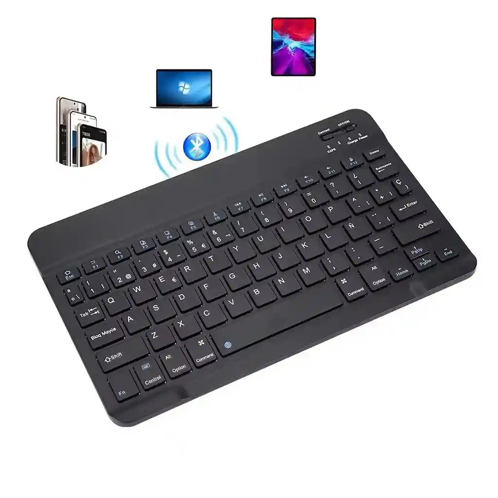 Teclado Solo Con Color Unico Bt 030 Colores