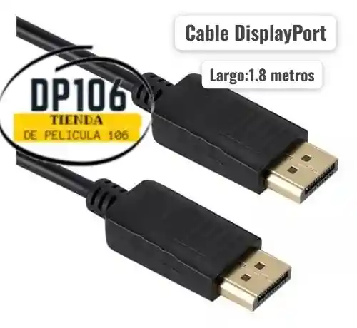 Cable Displayport A Displayport De 1.8 Metros