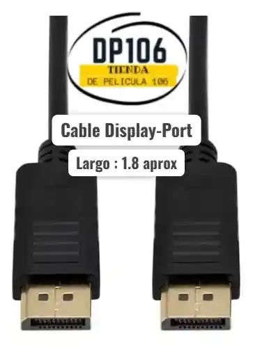 Cable Displayport A Displayport De 1.8 Metros