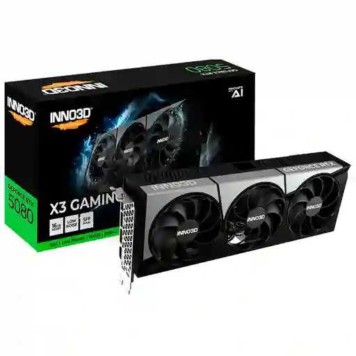 Tarjeta De Vídeo Inno3d Geforce Rtx 5080 X3 Gaming Oc 16gb
