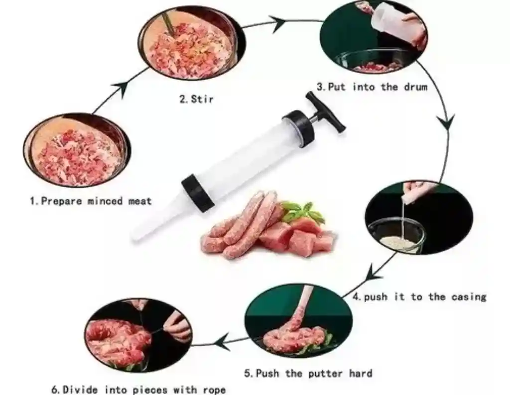 Embudo Para Alimentos Máquina Manual Para Embutidos