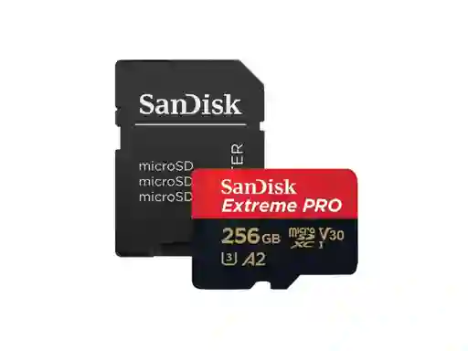Tarjeta De Memoria Microsd Sandisk 256gb Micro Sd Con Adaptador