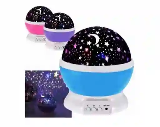 Lámpara Proyector De Estrellas Azul