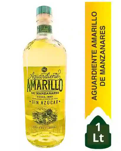 Amarillo De Manzanares Aguardiente Sin Azúcar