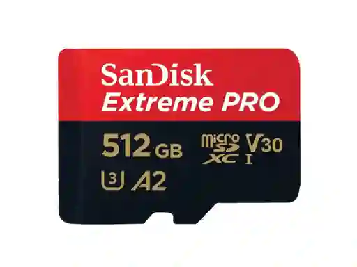 Tarjeta De Memoria Micro Sd 512 Gb U3 A2 Sandisk Extreme Pro