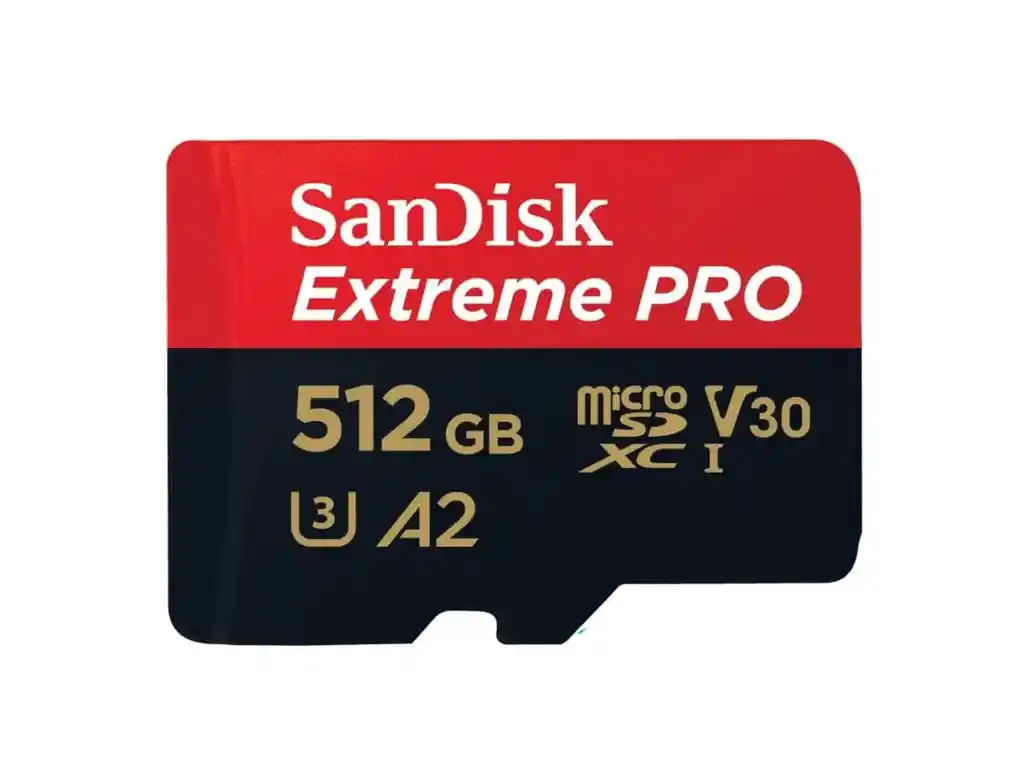 Tarjeta De Memoria Micro Sd 512 Gb U3 A2 Sandisk Extreme Pro