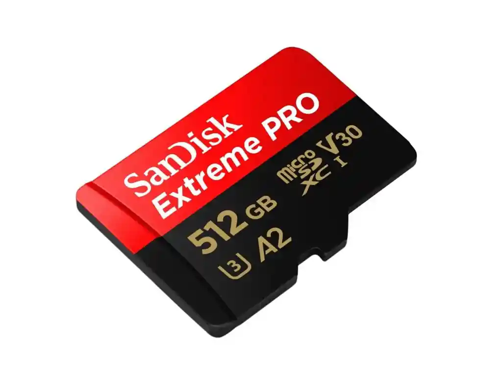 Tarjeta De Memoria Micro Sd 512 Gb U3 A2 Sandisk Extreme Pro