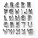 Kit Cortador De Galletas De Letras