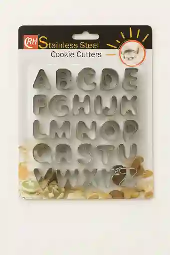 Kit Cortador De Galletas De Letras