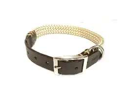 Al Torno Collar Piola Plana Cuero L