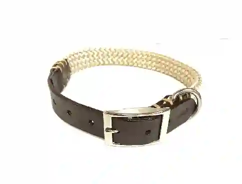 Al Torno Collar Piola Plana Cuero L