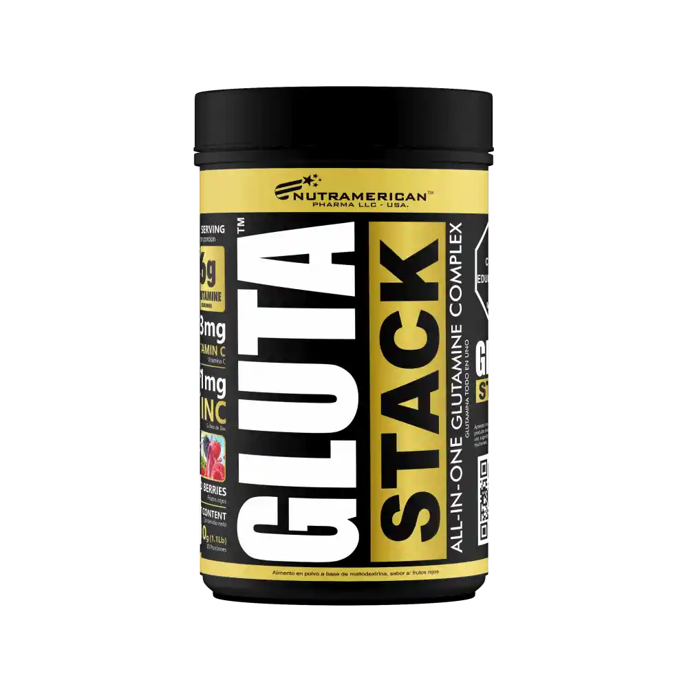 Gluta Stack Frutos Rojos 1.1 Lb (510g)