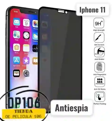 Iphone 11 Vidrio Antiespia Templado