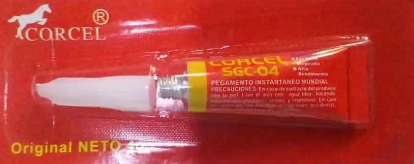 Pegante Instantaneo, Super Glue - 4g Corcel