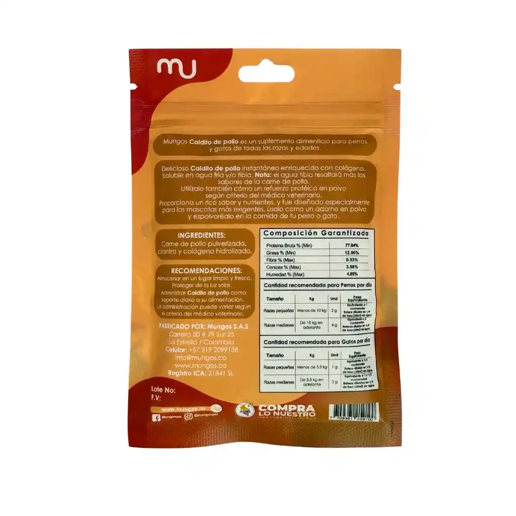 Caldito De Pollo Instantaneo (unidad) (8gr)