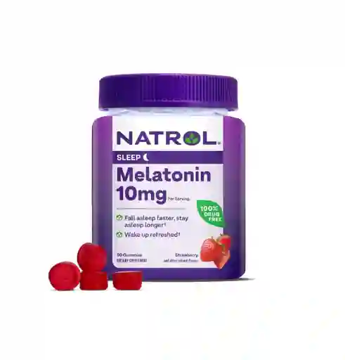 Melatonina Gomas 10 Mg Natrol