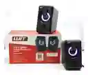 Parlante Bocina Multimedia De Mesa Para Pc- Portatil Wit Pm-90 Usb Led Bafle Auxiliar