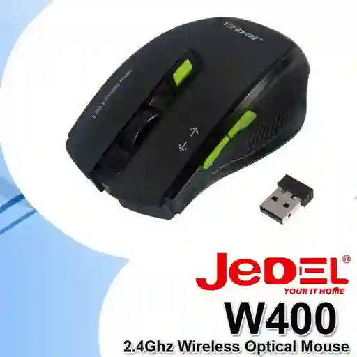Mouse Inalambrico Jedel W-400 Rgb Gaming Backlit 2.4ghz
