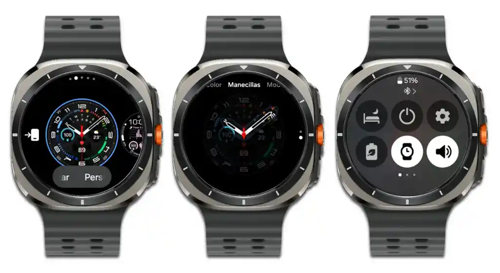 Samsung Galaxy Watch Ultra Lte L705 1.5" Super Amoled 47 Mm Titanio Replica.