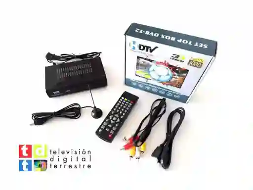 Decodificador Tdt Receptor Tv Digital T2 Antena