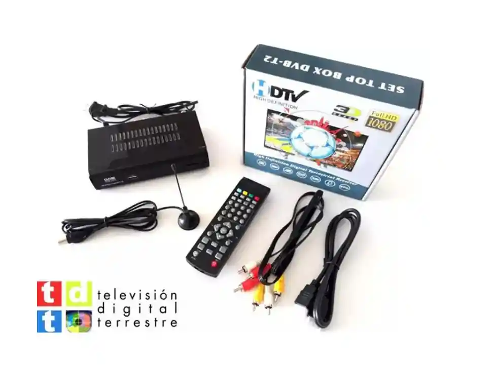 Decodificador Tdt Receptor Tv Digital T2 Antena