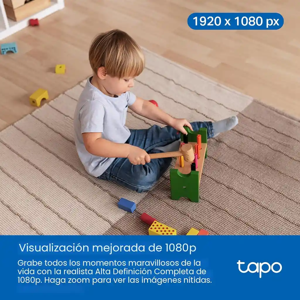 Camara Seguridad Wifi Deteccion Movimiento Vision Nocturna Tapo