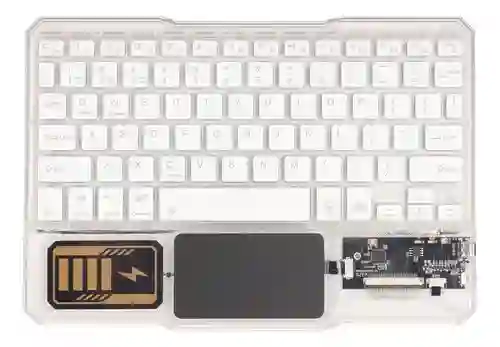Teclado Transparente Con Bluetooth Recargable