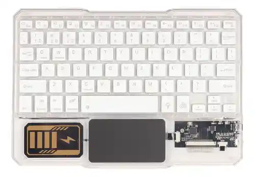 Teclado Transparente Con Bluetooth Recargable