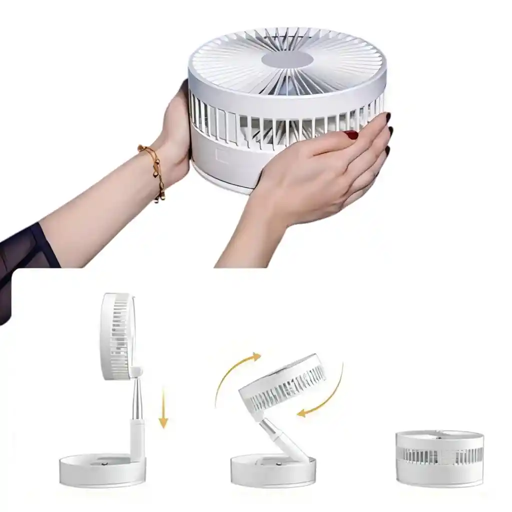 Ventilador Plegable Silencioso Con Altura Ajustable