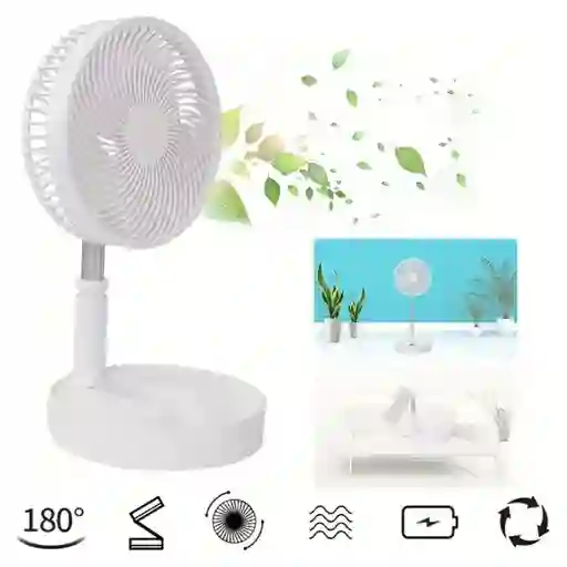 Ventilador Plegable Silencioso Con Altura Ajustable