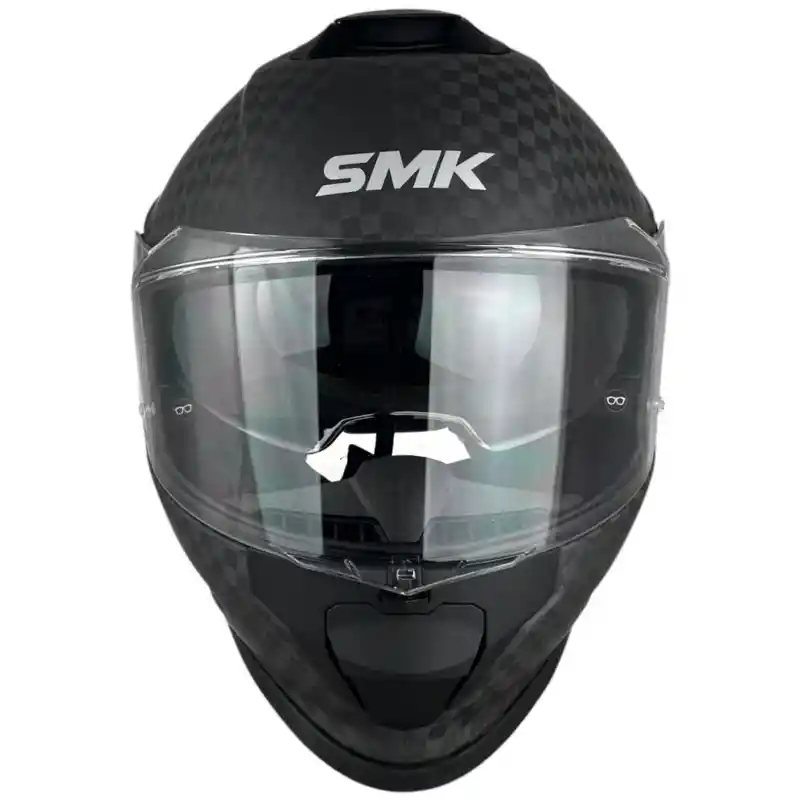 Casco Fibra Carbono Smk Certificado Titan Ece Dot Agv Icon Disponible Talla Xl