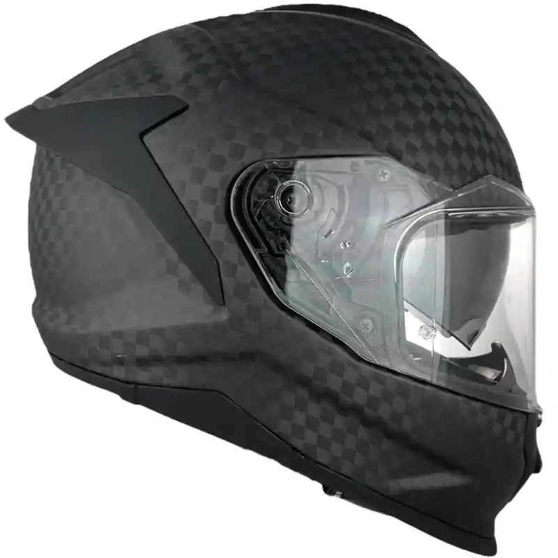 Casco Fibra Carbono Smk Certificado Titan Ece Dot Agv Icon Disponible Talla Xl