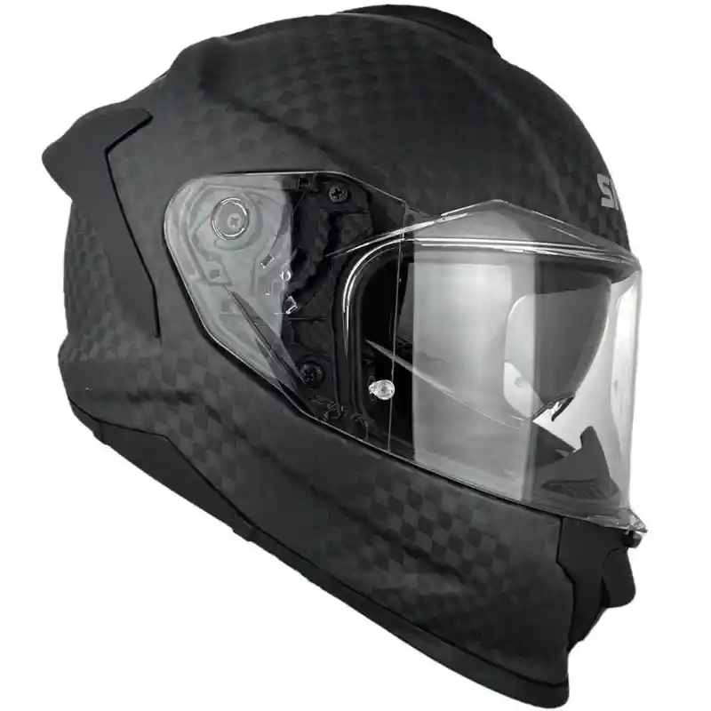 Casco Fibra Carbono Smk Certificado Titan Ece Dot Agv Icon Disponible Talla Xl