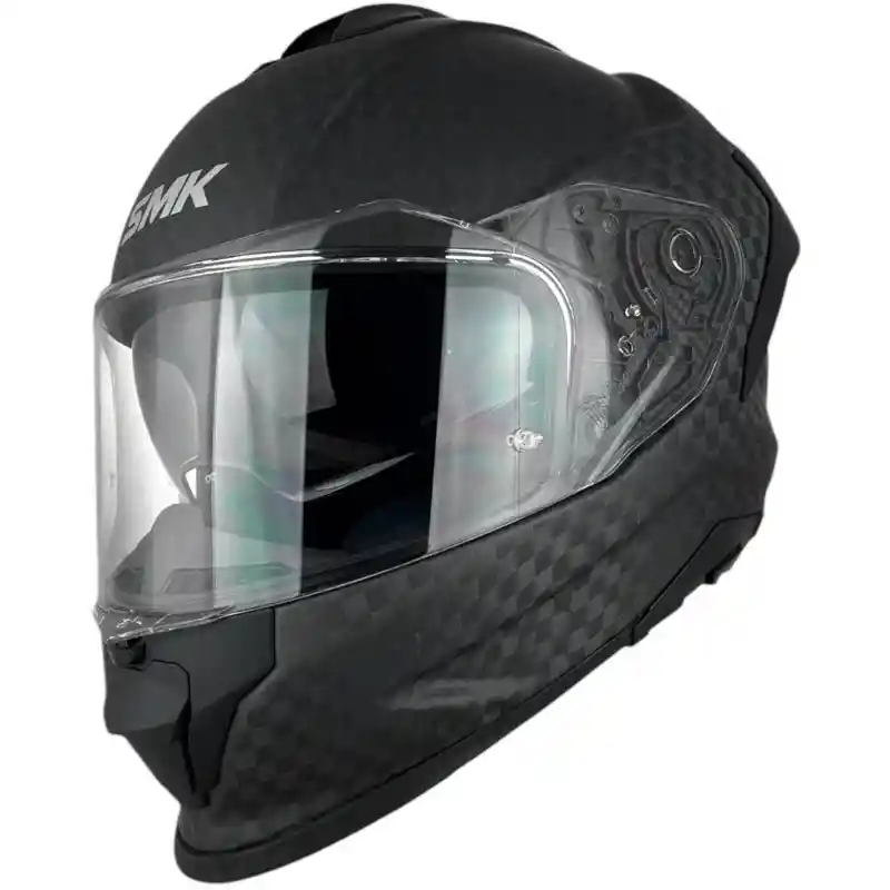 Casco Fibra Carbono Smk Certificado Titan Ece Dot Agv Icon Disponible Talla Xl