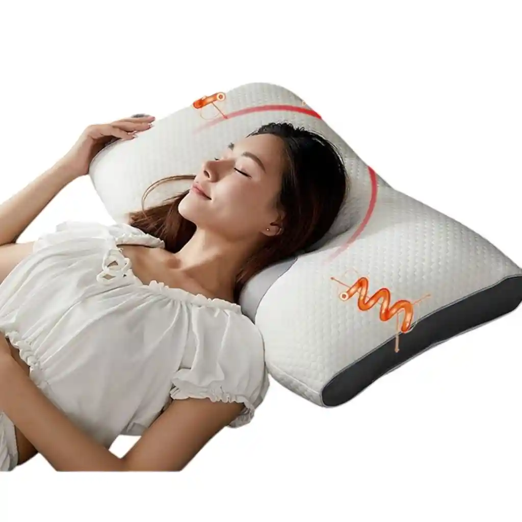 Almohada Ortopedica Para Cuello Sueño Profundo Y Sin Tension