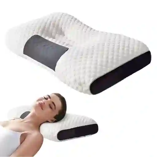 Almohada Ortopedica Para Cuello Sueño Profundo Y Sin Tension