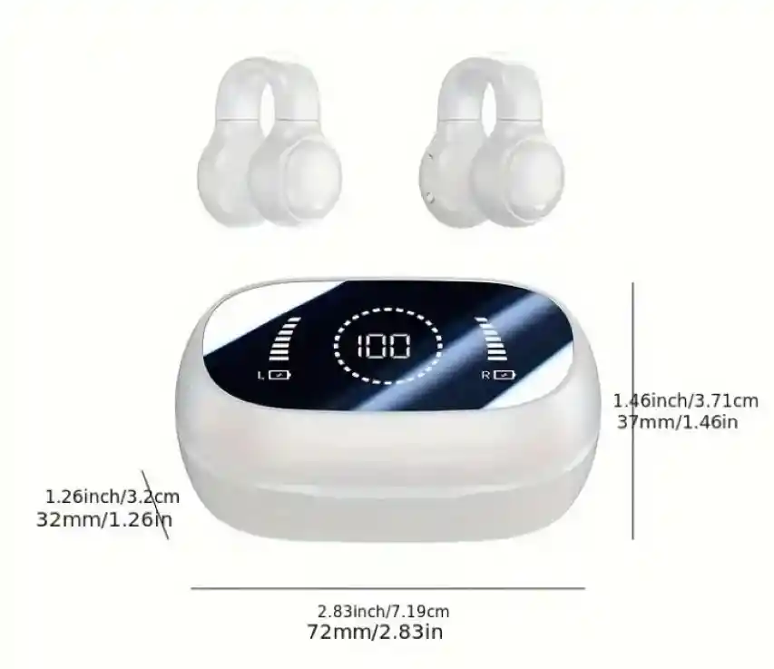 Audifonos Bluetooth Clip-on M47 Con Reducción De Ruido
