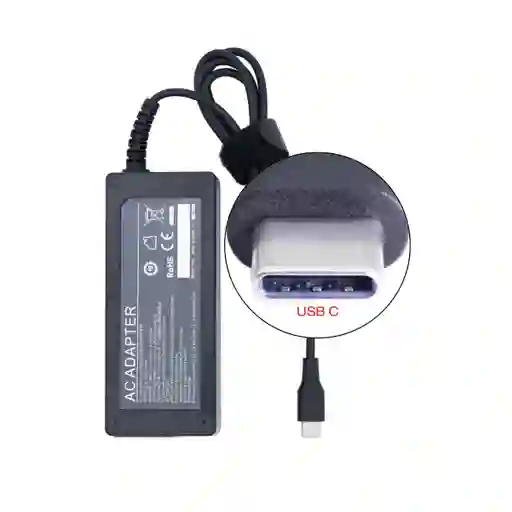 Cargador Para Lenovo Usb C 20v 3.25a Generico
