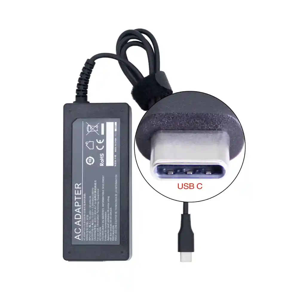 Cargador Para Lenovo Usb C 20v 3.25a Generico