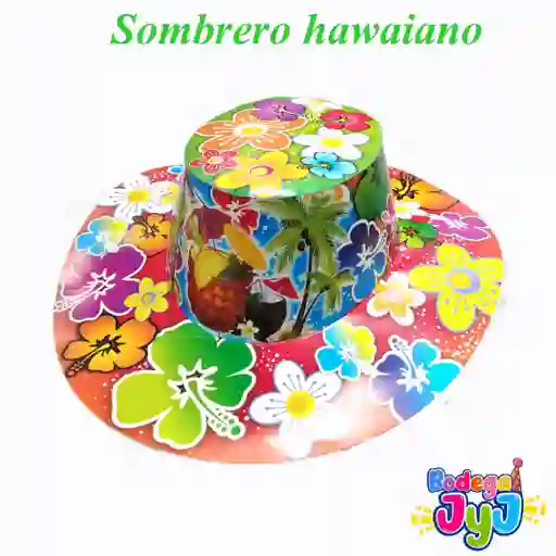 Sombrero Carton Hawaiano