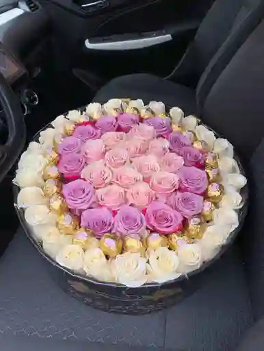Box Circular 40 Cm + Bombones