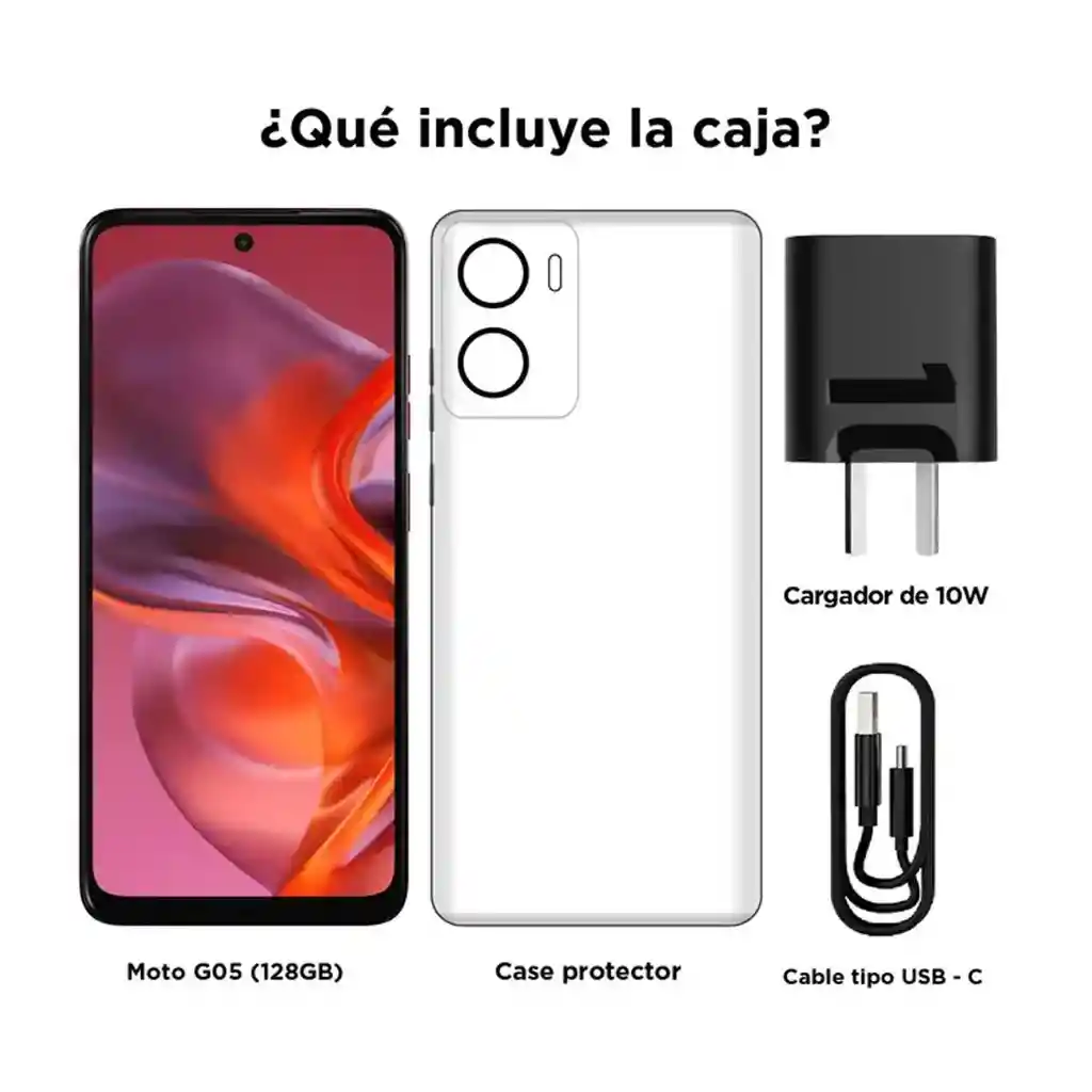 Celular Motorola Moto G05 Dual Sim 128gb /4gb 6.7'', Rojo