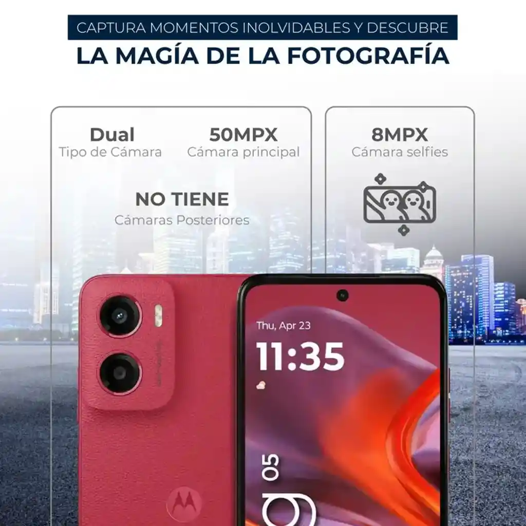 Celular Motorola Moto G05 Dual Sim 128gb /4gb 6.7'', Rojo