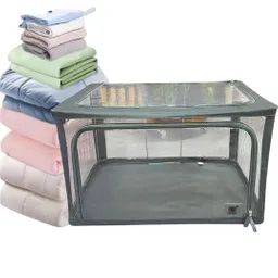 Organizador Plegable De Cobijas Cubrelechos Sabanas 003