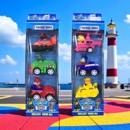 Kit Paw Patrol X 6 Carros Con Perritos