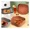 Molde Protector Freidora Air Fryer Cuadrado Reutilizable 20cm