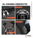 Morral Antirrobo Con Puerto Usb Y Compartimento Para Laptop Con Audífonos Bluetooth